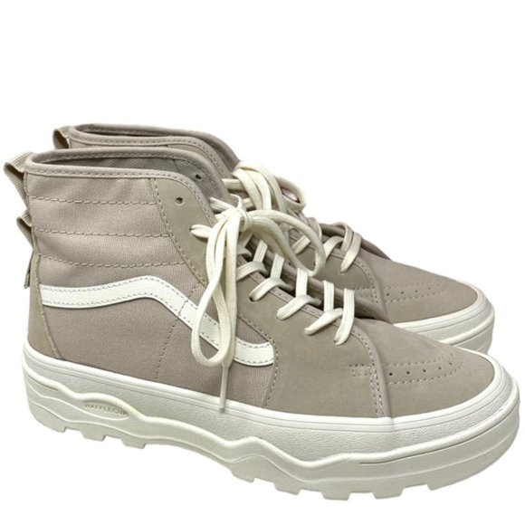 VANS Sk8-Hi Sentry WC Shoe French Oak Suede Canvas Sneakers SB Women VN0A4BVWBLL - Picture 4 of 11